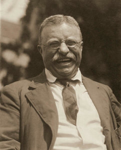 Unknown Photographer - Theodore Roosevelt laughing, 1919